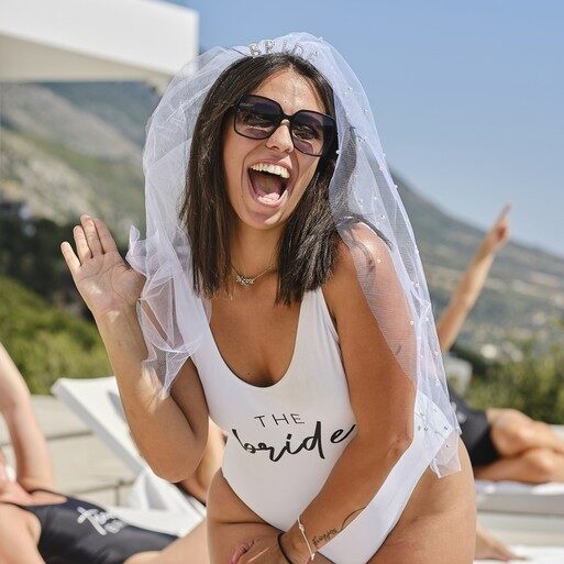 Στέκα με πέπλο "Bride To Be"