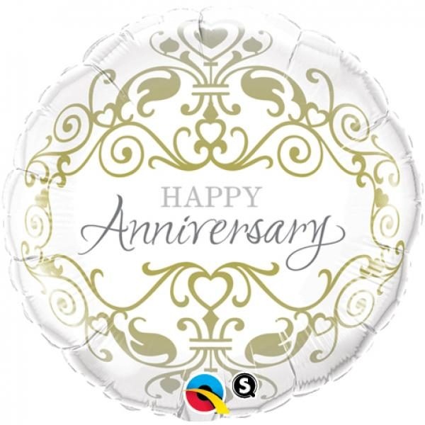 Μπαλόνι Φοιλ 18 Στρογγυλό Happy Anniversary