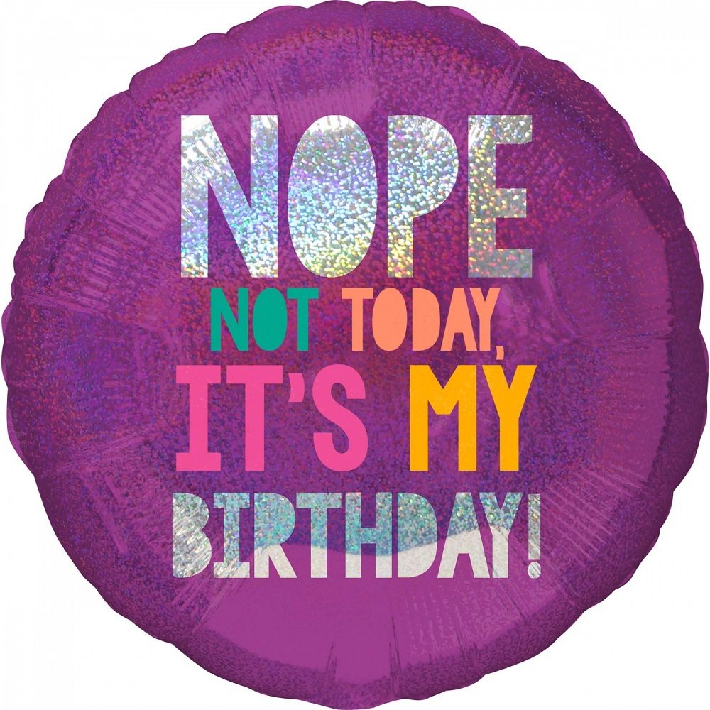 Μπαλόνι Φοιλ Holographic 18 Young & Fabulous Birthday / 45 εκ