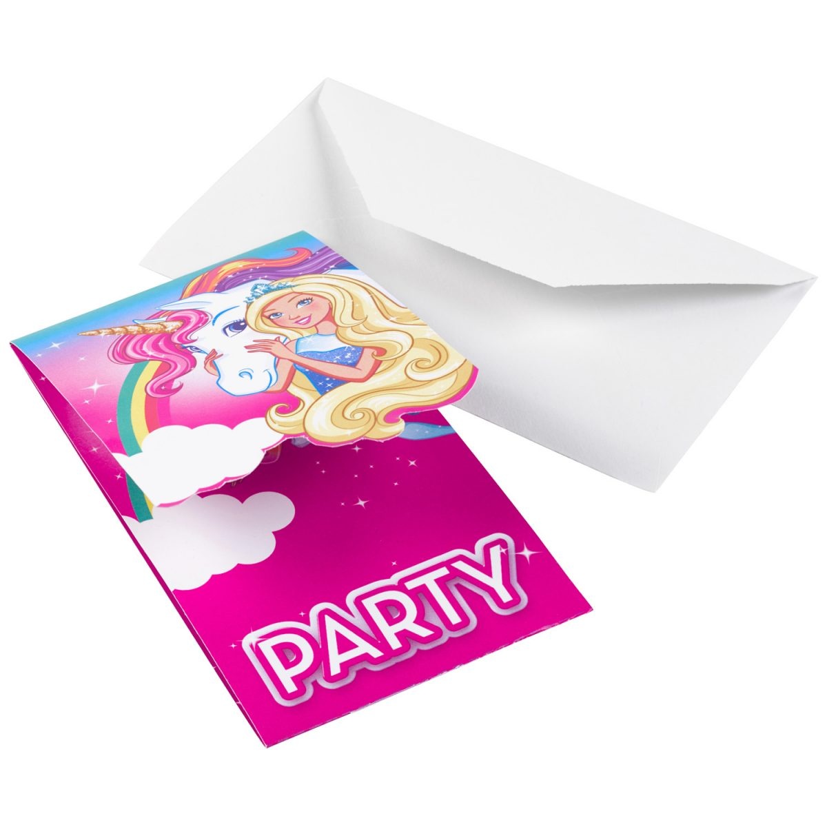 Προσκλήσεις Barbie Dreamtopia /8 τεμ
