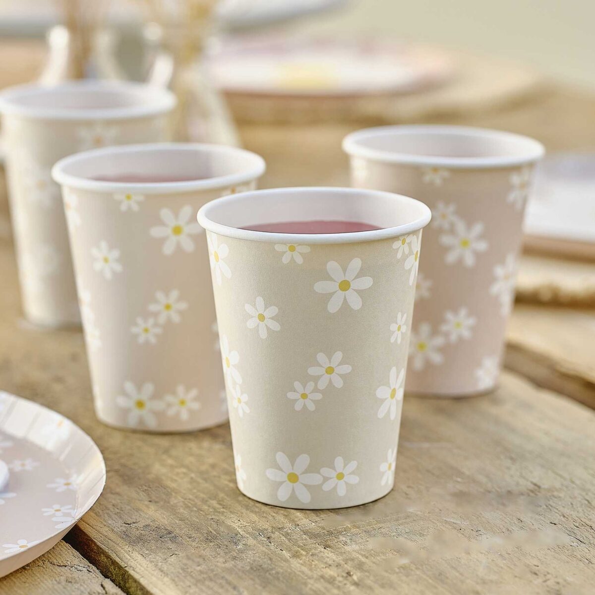 Ποτήρια Χάρτινα Daisy Floral Μαργαρίτα / 8 τεμ