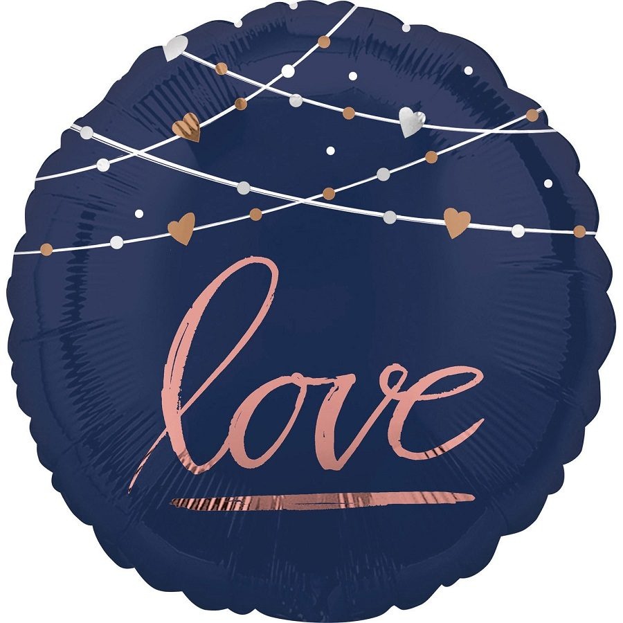 Μπαλόνι Φοιλ 18 Navy Wedding / 46εκ