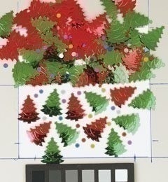Κομφετί Christmas Trees Emb. Met. Mix 14g
