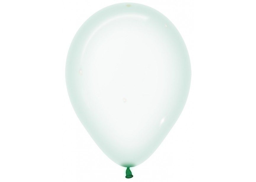 Μπαλόνια Λάτεξ 12 Crystal Bubble Πράσινο / 100 τεμ