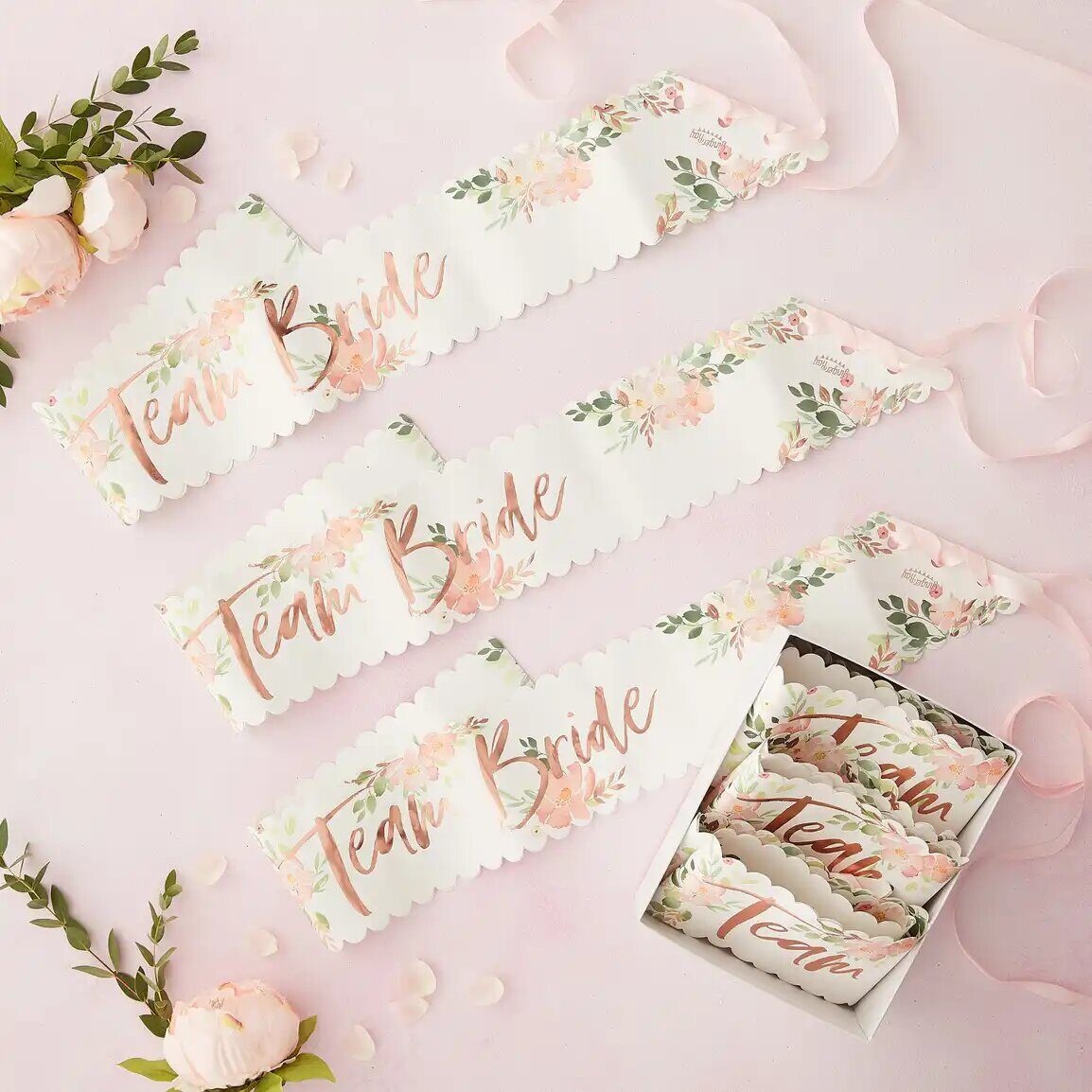 Κορδέλες Floral Team Bride / 6 τεμ.