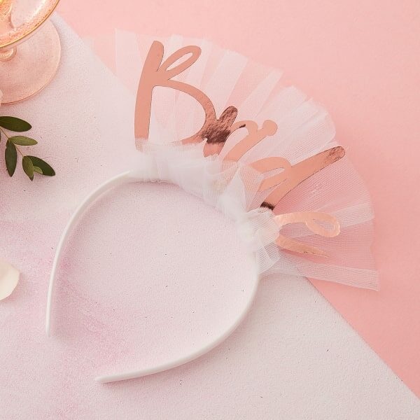 Τιάρα με τούλι Bride To Be/bachelor party