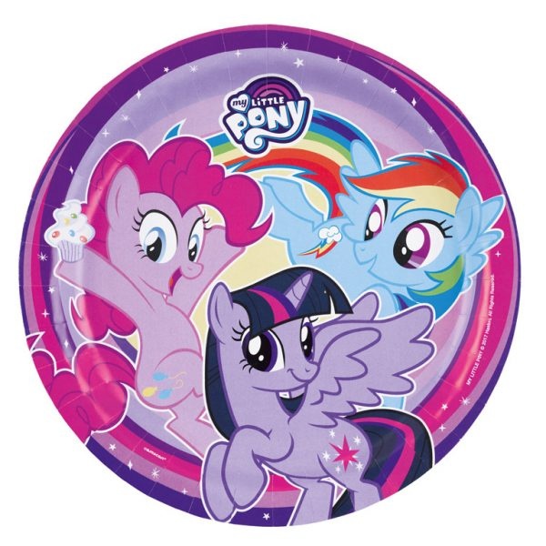 Πιάτα χαρτ. φαγητού 23εκ My Little Pony New /8 τεμ
