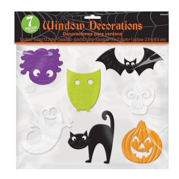 Διακοσμ. Τζελ για Τζάμια Window Decoration Kit Halloween / 7 τεμ