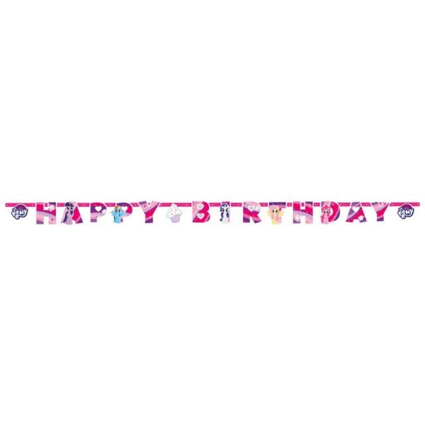 Γιρλάντα γράμματα Happy Birthday My Little Pony