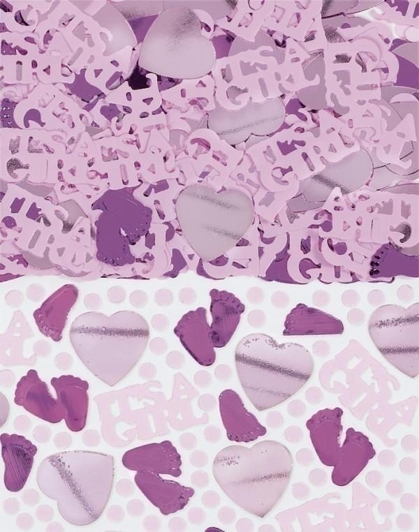 Κομφετί Baby Soft Pink Girl