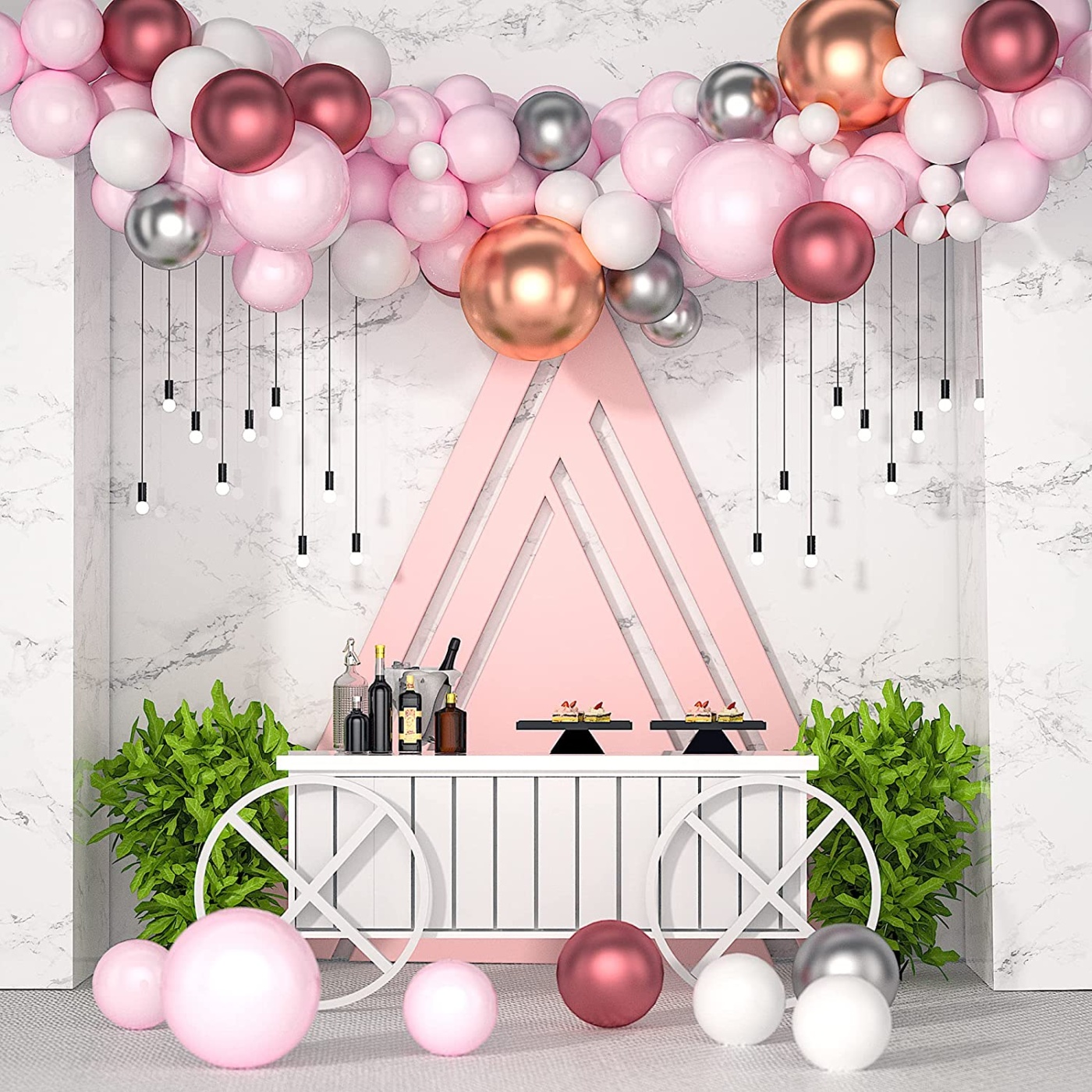 DIY Γιρλάντα "Wonderful Dream" / 107 Μπαλόνια - Image 2