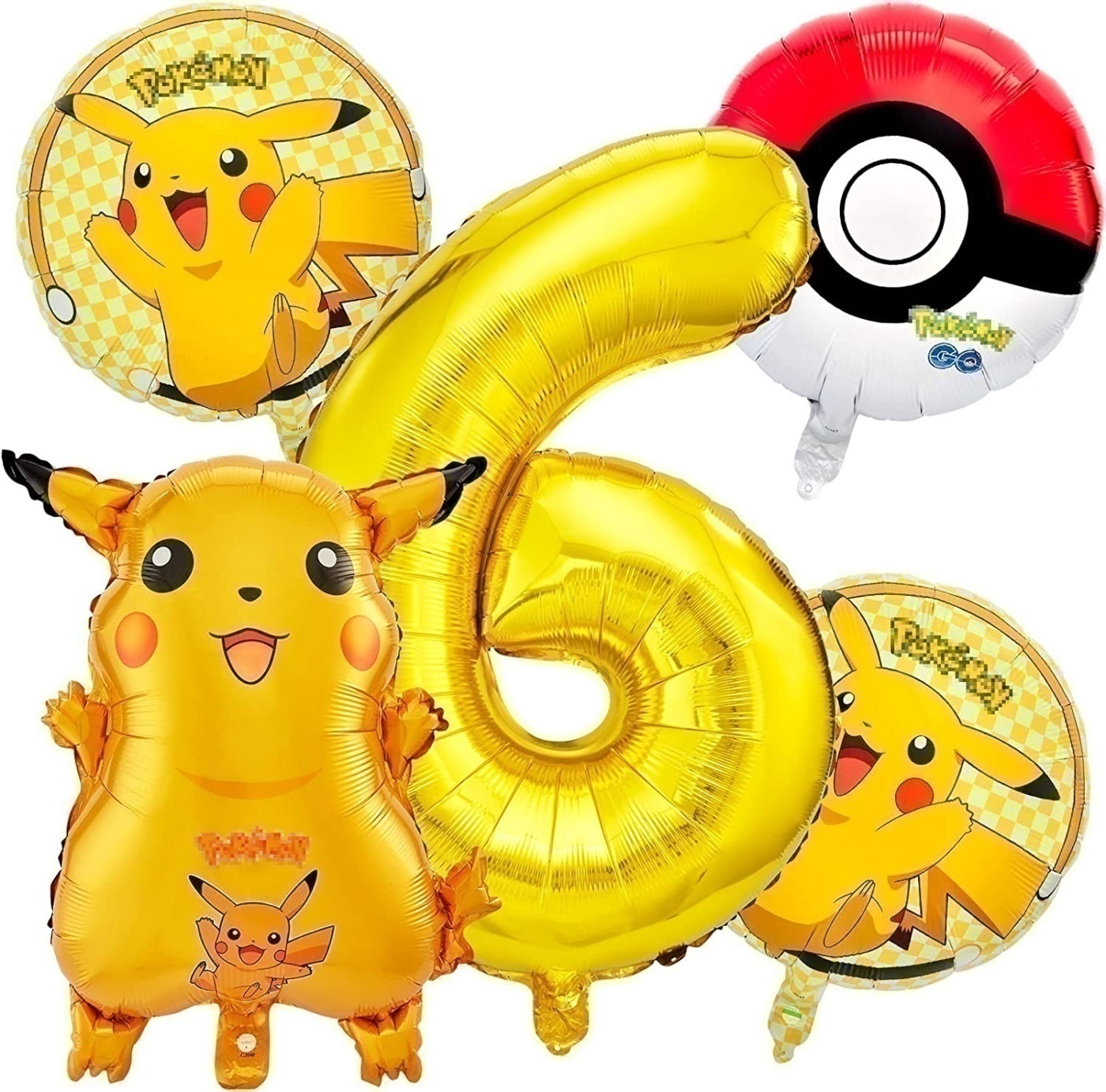 Σετ μπαλονιών Pokemon με Picachu & Μπαλόνι Αριθμός