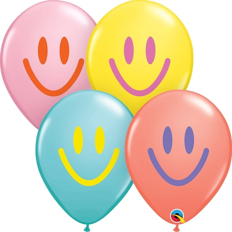 Μπαλόνια Λάτεξ 11 Colorful Smile / 50 τεμ