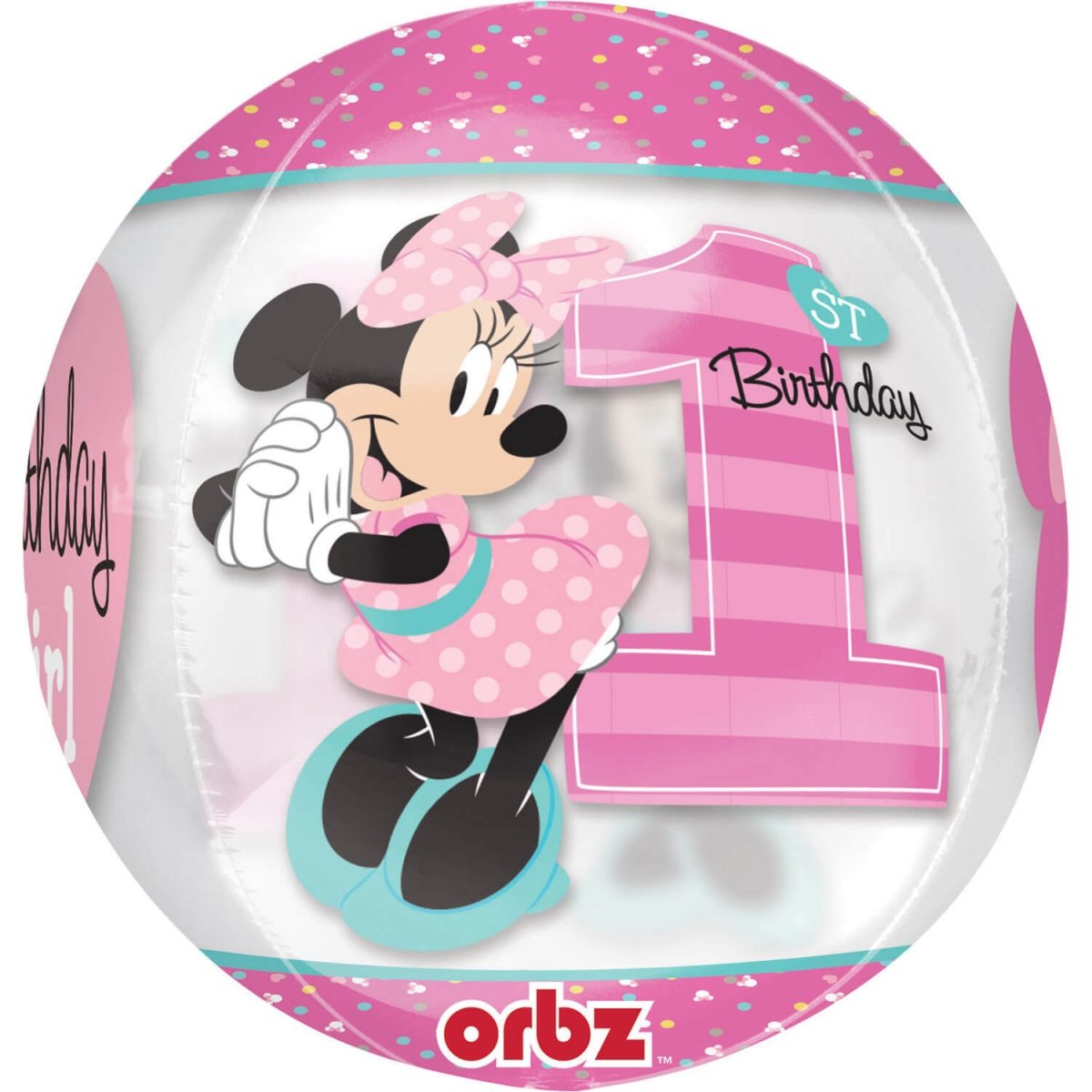 Μπαλόνι Orbz 16 Σφαίρα Minnie Mouse 38 x 40 εκ