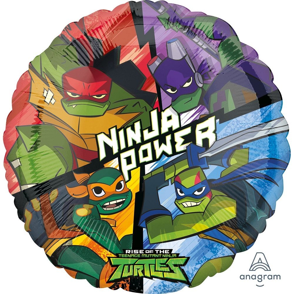 Μπαλόνι Φοιλ 18 Χελωνοντζάκια TMNT Ninja Power /45 cm