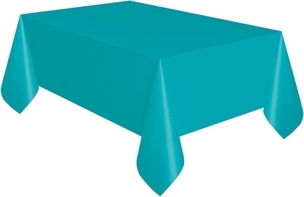 Τραπεζομάντηλο Πλαστικό Caribbean Teal / 137 x 274 εκ