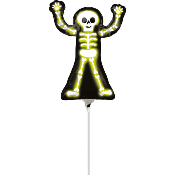 Μπαλόνι Φοιλ Μίνι 14 Νeon Skelly Σκελετός
