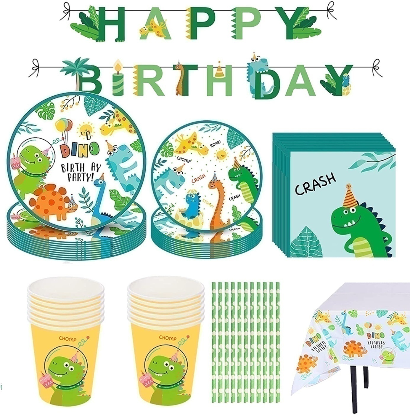 Είδη Πάρτυ Dino Birthday για 16 άτομα