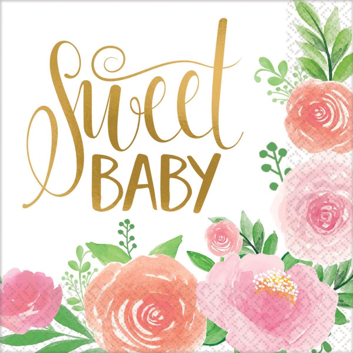Χαρτοπετσέτες 33εκ Floral Baby /16 τεμ
