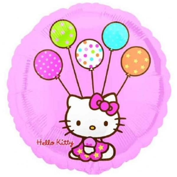 Μπαλόνι φοιλ 18 Στρογ. Hello Kitty Ασυσκεύαστο / 46 εκ