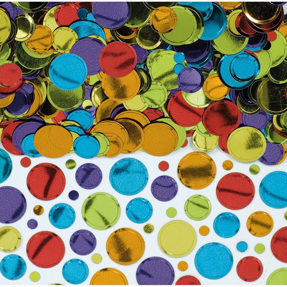 Κομφετί Μεταλλικό Dots Foil Multi Colour 70 γρ