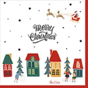 Χαρτοπετσέτες φαγητού 33εκ Naif Christmas /16 τεμ