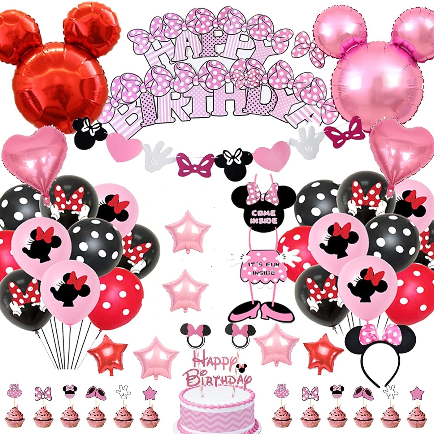 Θεματικό σετ πάρτυ Minnie mouse