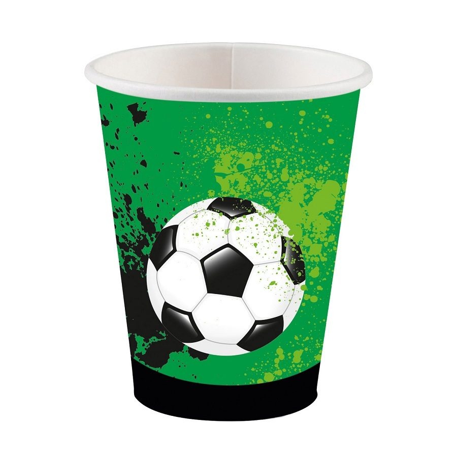 Ποτήρια χαρτ. 250ml Goal Getter /8 τεμ