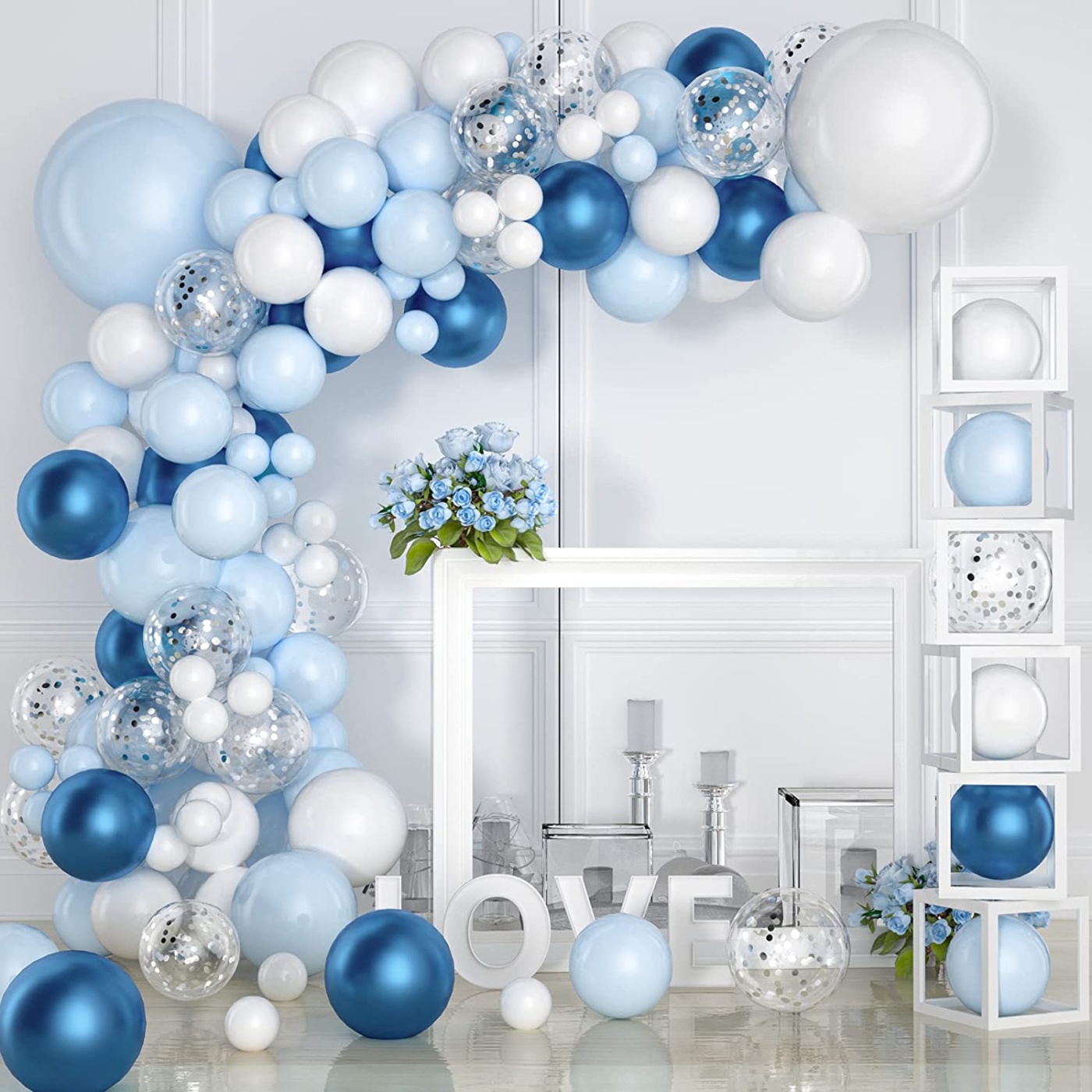 DIY Γιρλάντα "Ice Colour " / 102 Μπαλόνια