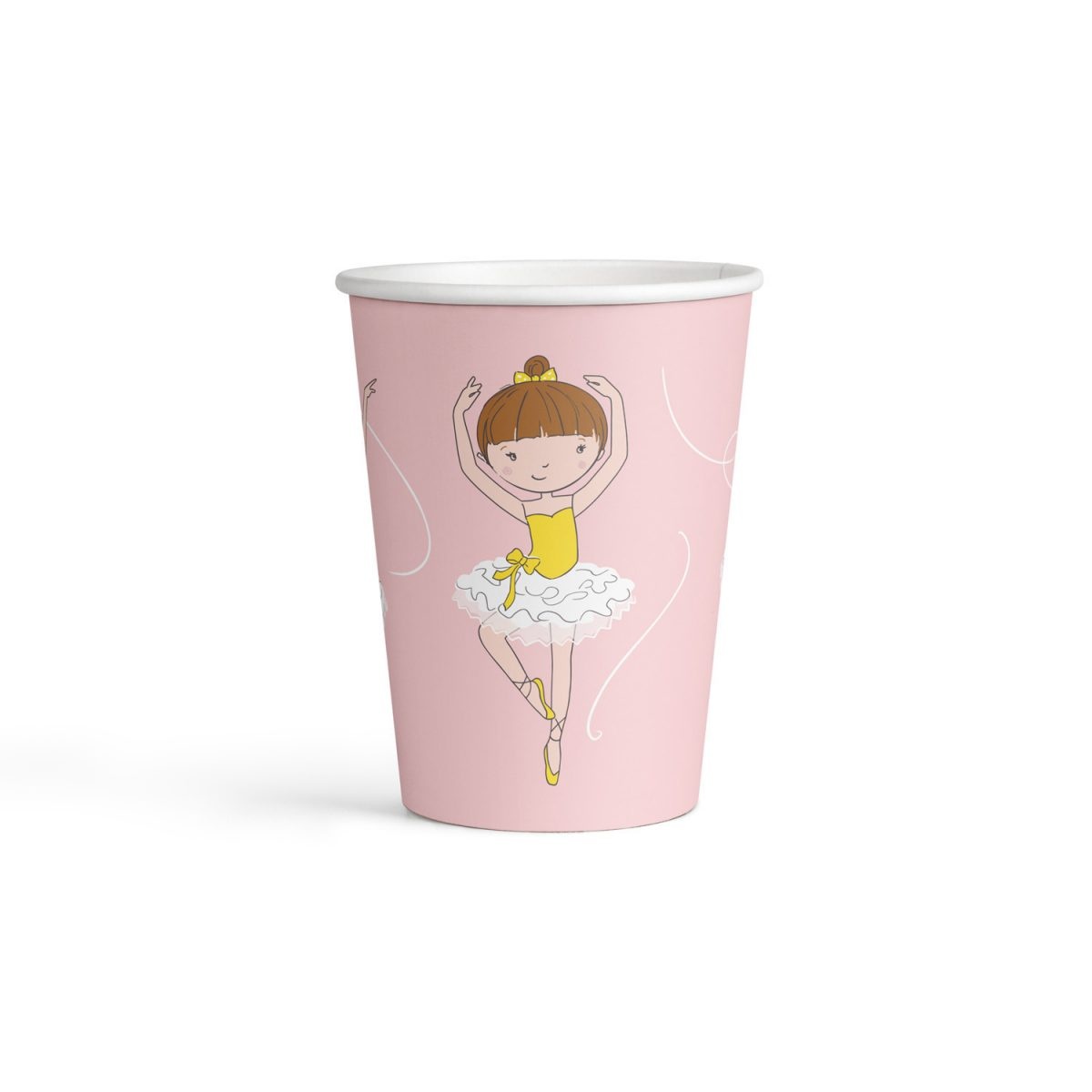 Ποτήρια χαρτ. 250ml Little Dancer /8 τεμ