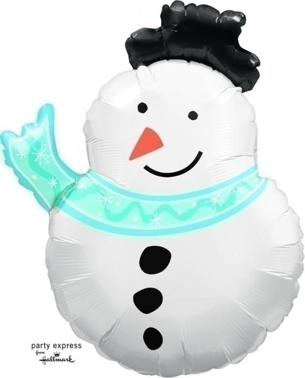 Μπαλόνι Φοιλ 30 Snowtime Snowman / 76 εκ - Χιονάνθρωπος