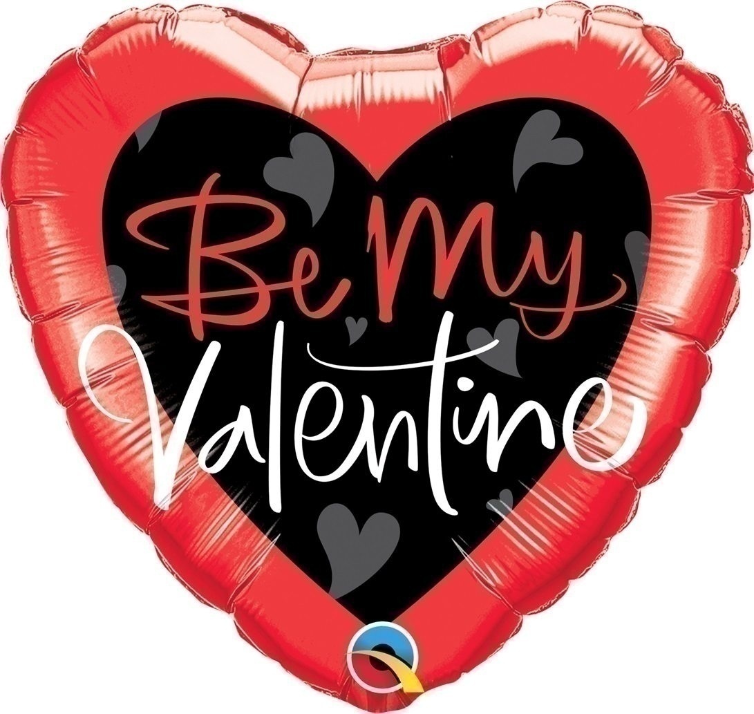 Μπαλ Φοιλ 18 Heart Be My Valentine Script