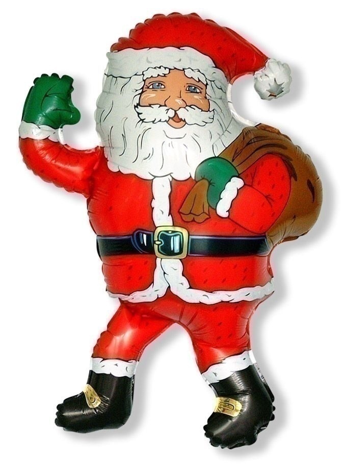 Μπαλόνι Φοιλ Super Shape Happy Santa - Άγιος Βασίλης 66εκ - Ασυσκεύαστο