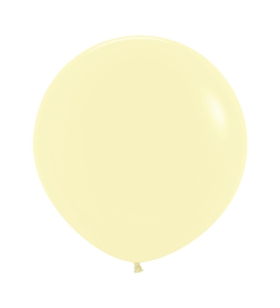 Μπαλόνια Λάτεξ 18 Pastel Matte Yellow / 25 τεμ - Κίτρινο