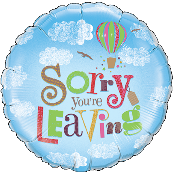 Μπαλόνι Φοιλ Στρογγυλό 18 Sorry you're leaving