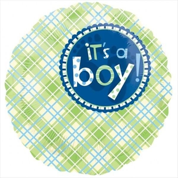 Μπαλόνι Φοιλ 18 It’s A Boy Plaid /46 εκ