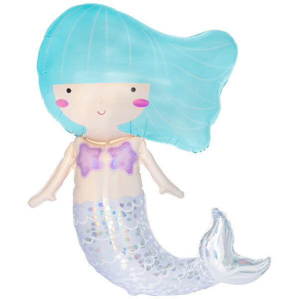 Μπαλόνι Φοιλ Σχήμα Γοργόνα / Mermaid / 50 x 71 εκ