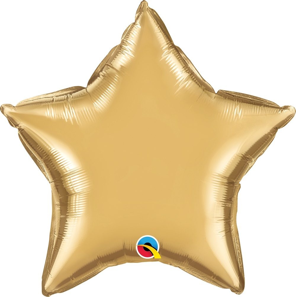 Μπαλόνι Φοιλ 20 Αστέρι Chrome Gold 51 εκ Star
