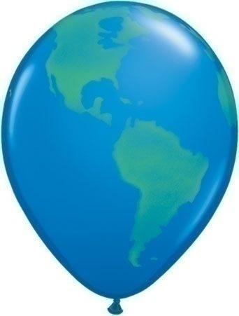 Μπαλόνια Λάτεξ 11 Globe Dark Blue /100 τεμ Διάστημα