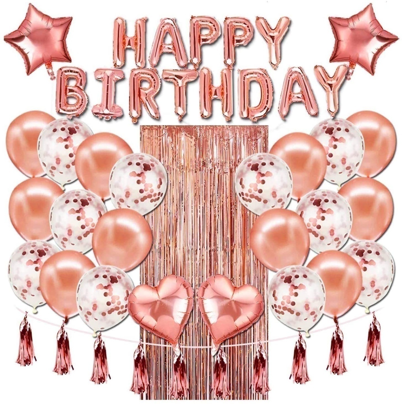 Rose-Gold theme party Curtain