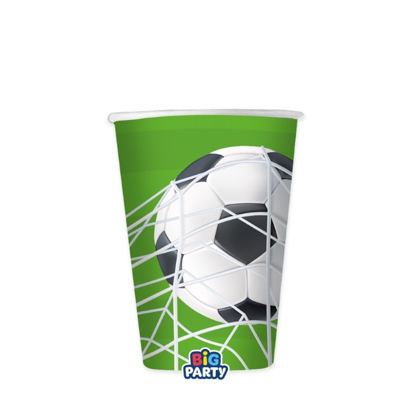 Ποτήρια Χάρτινα 250ml Soccer- Ποδόσφαιρο / 6 τεμ.