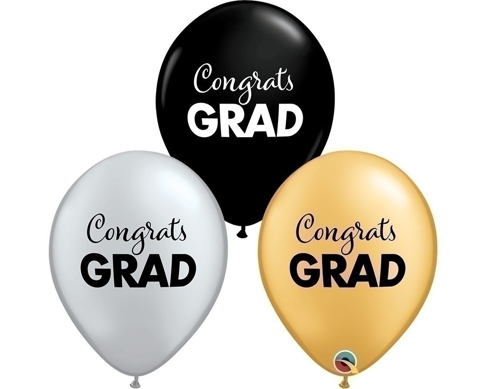 Μπαλόνια Λάτεξ 11 Simply Congrats Grad /25 τεμ
