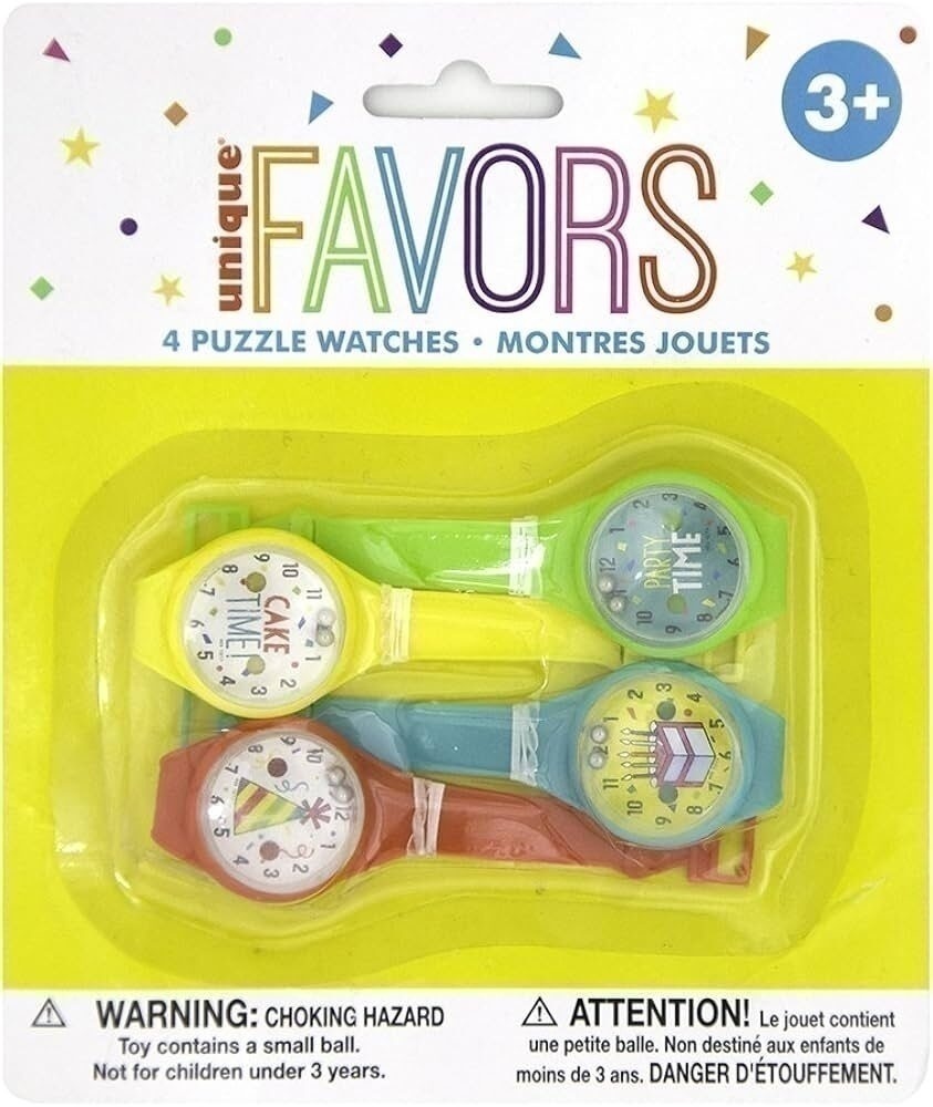 Παιχνιδάκια Puzzle Watches πολύχρωμα(4τεμ)