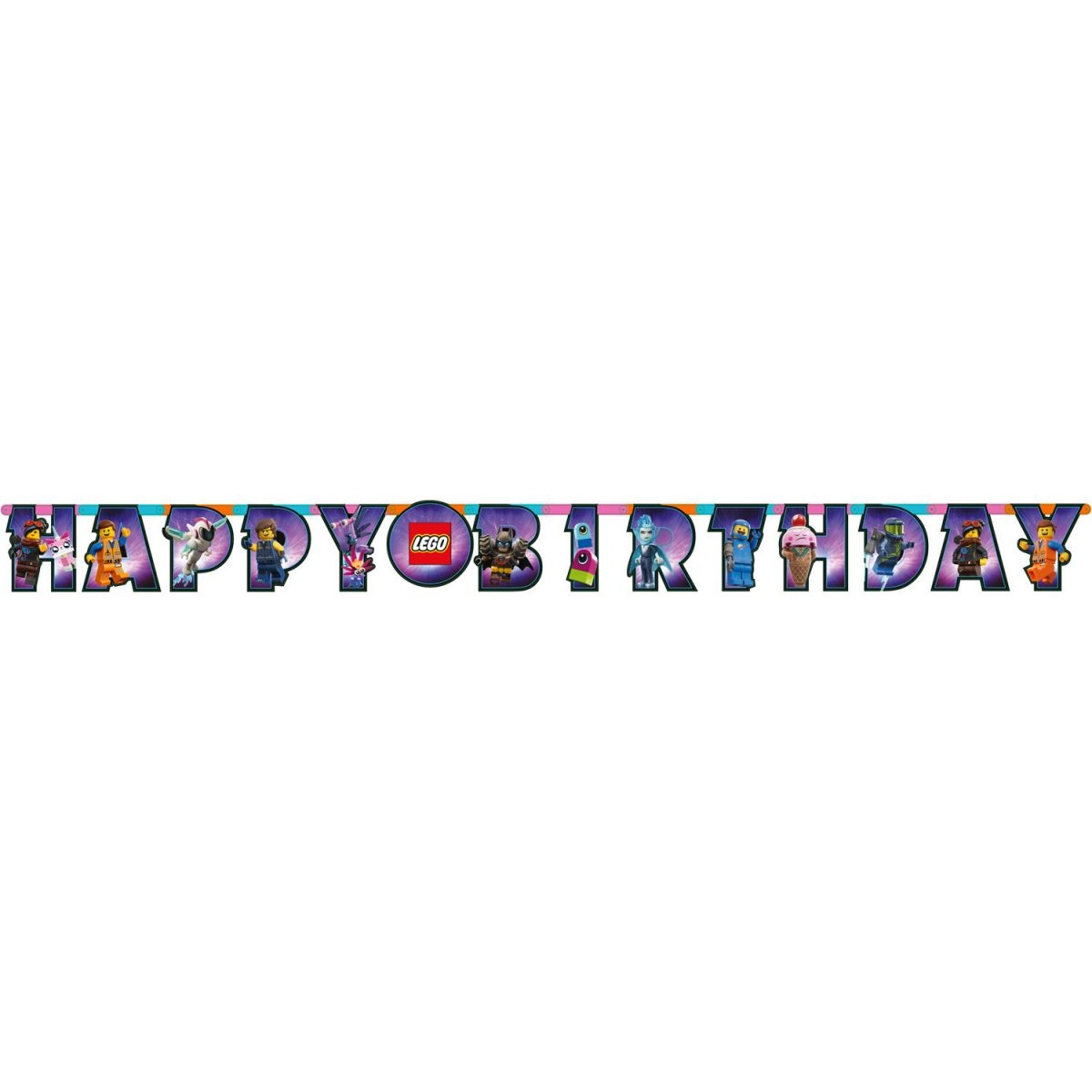 Γιρλάντα γράμματα Happy Birthday Lego Movie / 1.63μ x 13εκ