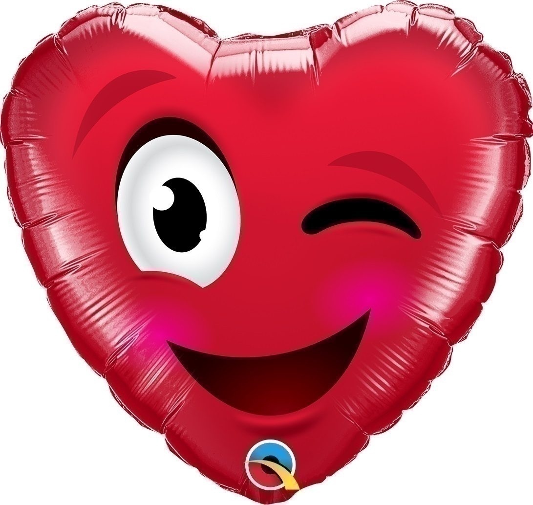 Μπαλ Φοιλ 18 Smiley Wink Heart