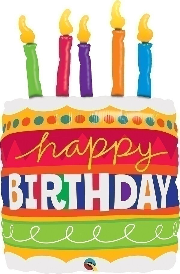 Μπαλόνι Φοιλ 35 Birthday Cake & Candles / 89 εκ - Ασυσκεύαστο
