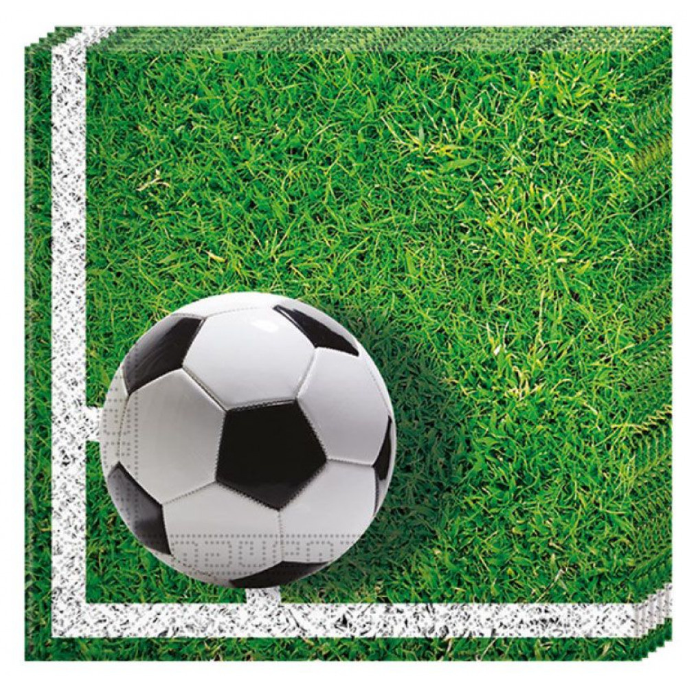 Χαρτοπετσέτες φαγητού Football Party 33×33 cm / 20 τεμ