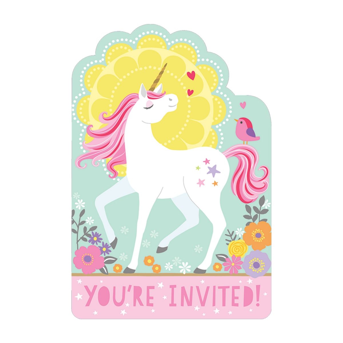 Προσκλήσεις Magical Unicorn 8 τεμ.