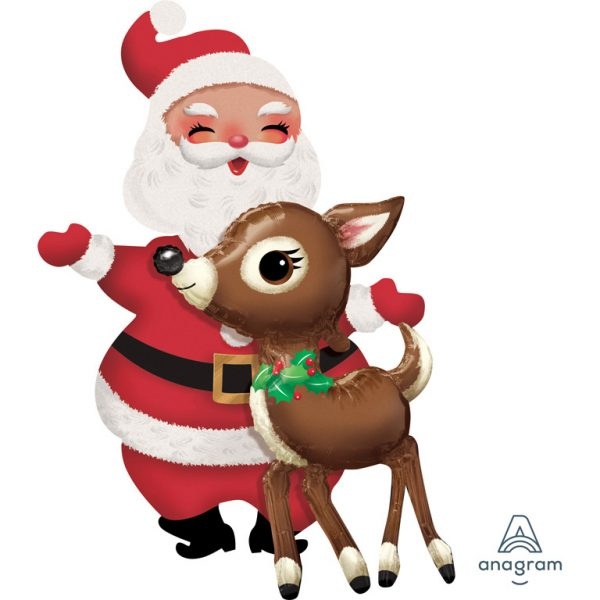 AirWalkers Santa & Reindeer 78 x 121εκ