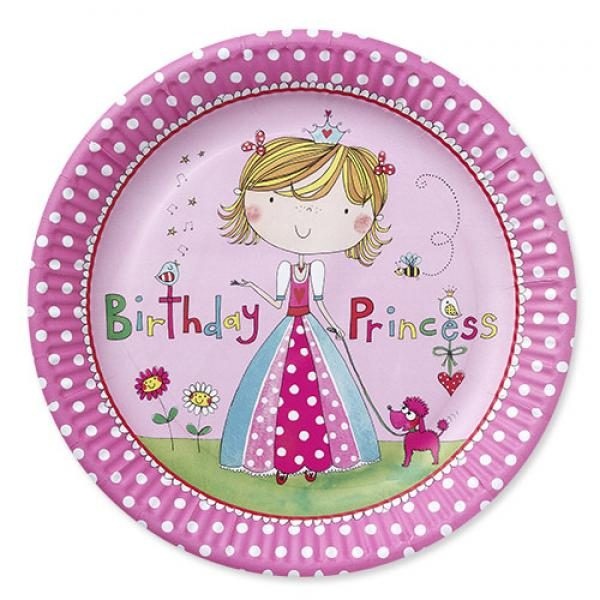 Πιάτα 23εκ Princess /8 τεμ